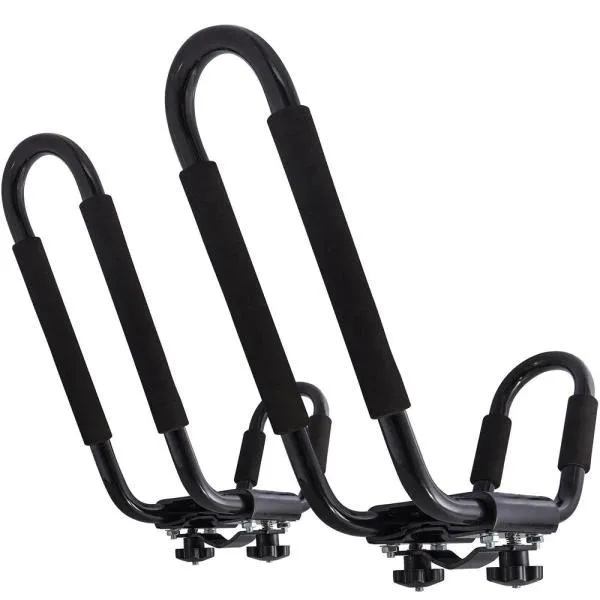 150 lbs. Capacity Steel J-Rack Rooftop Kayak Carrier