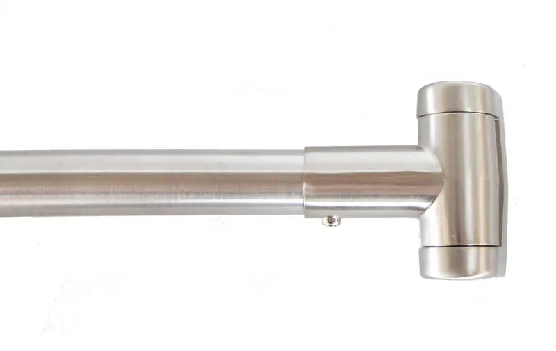 16-2682 SATIN NICKEL CURVED SHOWER ROD