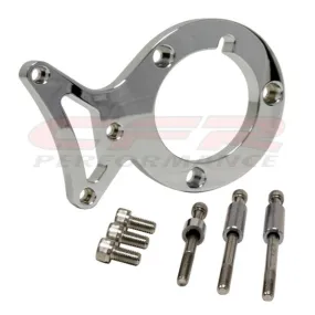 1979-93 FORD MUSTANG 5.0 ALUMINUM POWER STEERING BRACKET SET - CHROME