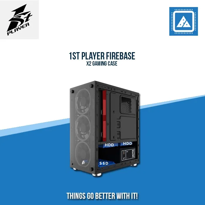 1st player firebase x2 gaming case