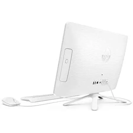 2018 HP All-in-One 19.5" HD  Display High Performance Desktop PC, Intel Celeron J3060 Processor 4GB Memory 500GB Hard Drive DVD Drive Wired Keyboard   Mouse Windows 10 Home - Snow White