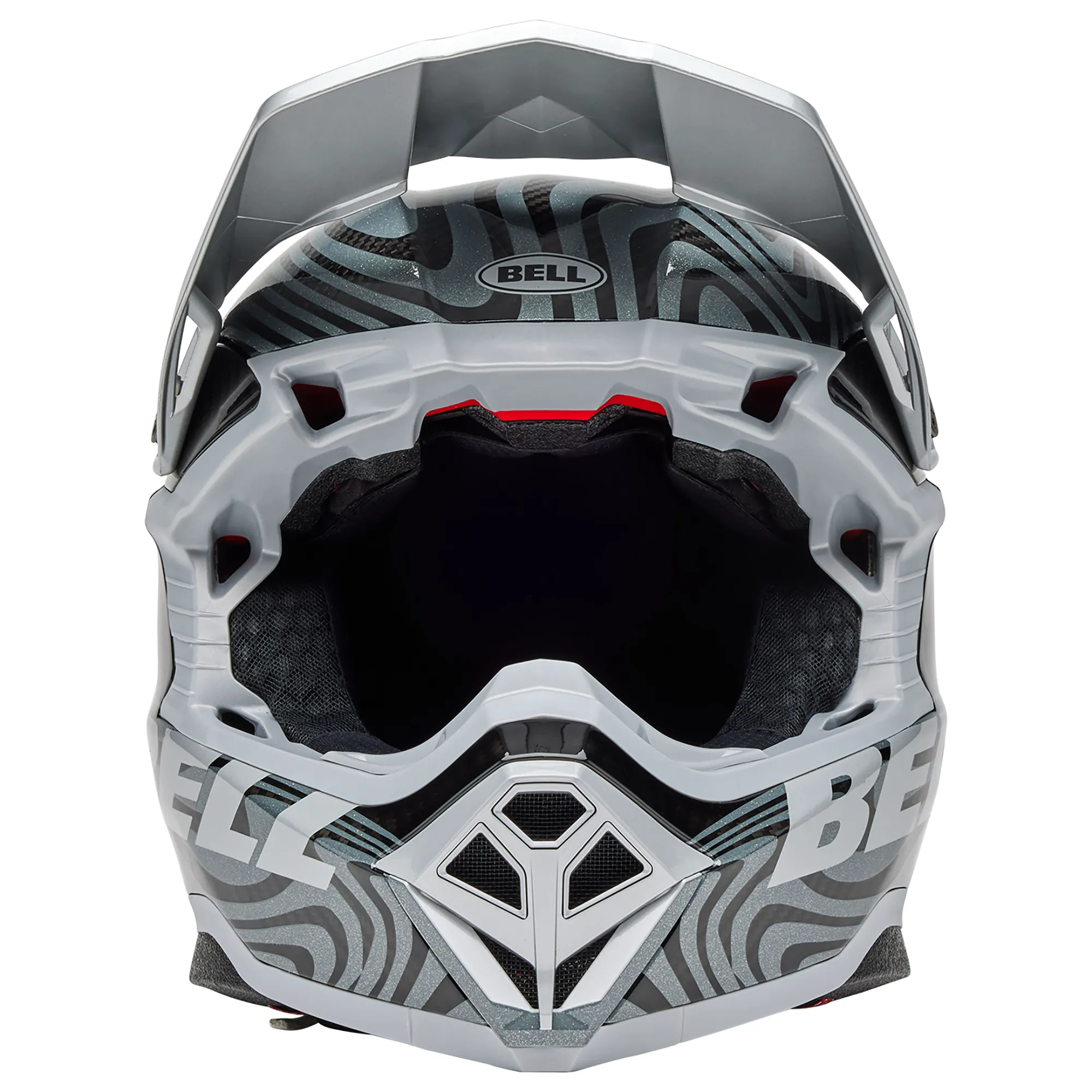 2025 Bell Moto-10 Spherical MIPS Motocross Helmet Cortex Silver Grey