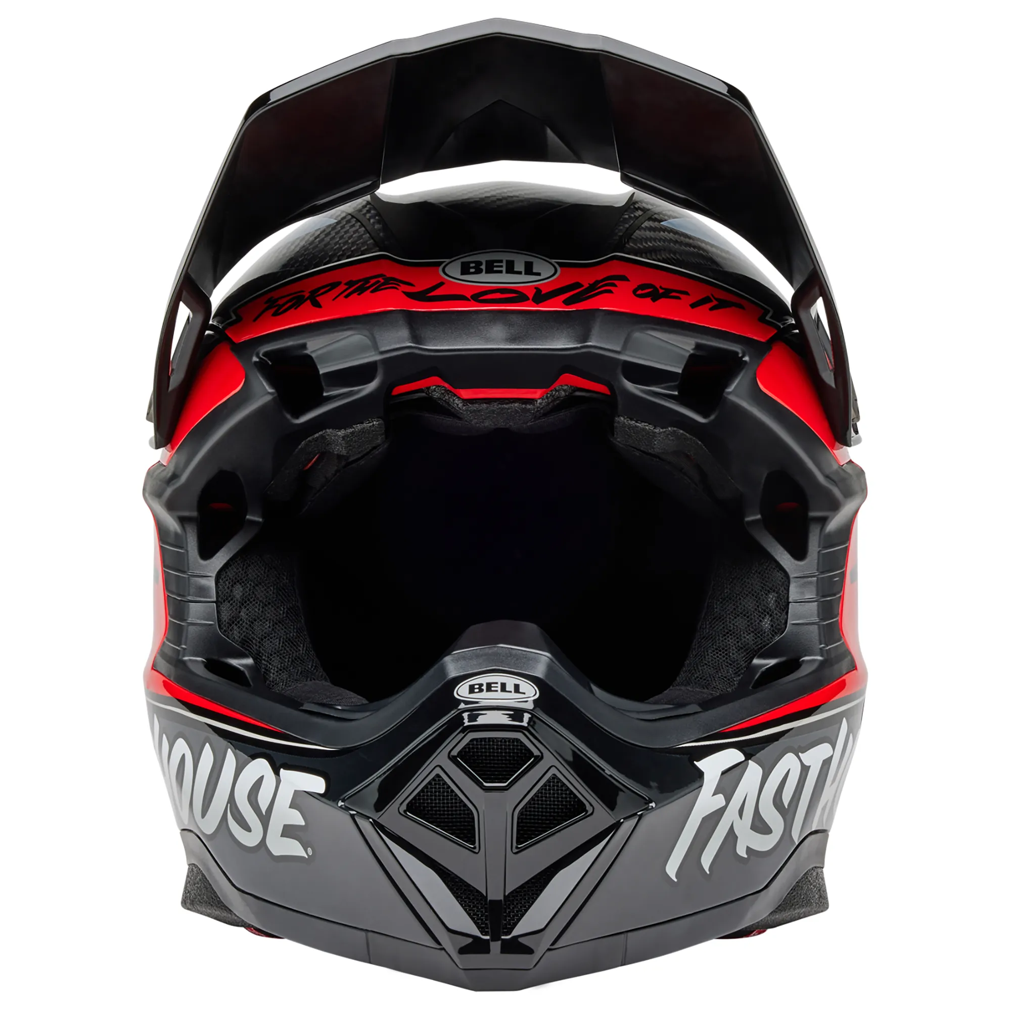 2025 Bell Moto-10 Spherical MIPS Motocross Helmet Fasthouse DITD 25 Grey Red