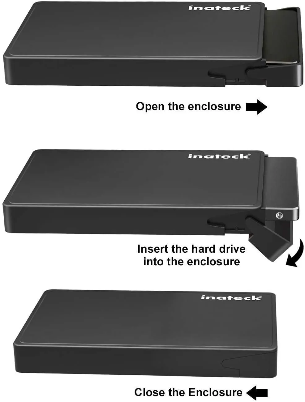 Sure! Heres an optimized version of the product title:

Tool-Free 2.5-Inch Hard Drive Enclosure with USB 3.0 and UASP Support, Model FE2005