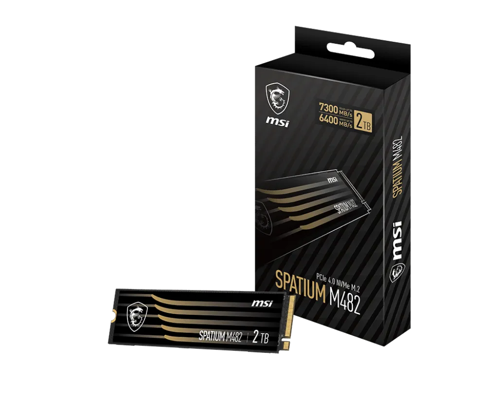 2TB MSI SPATIUM M482 PCIe 4.0 NVMe M.2 SSD