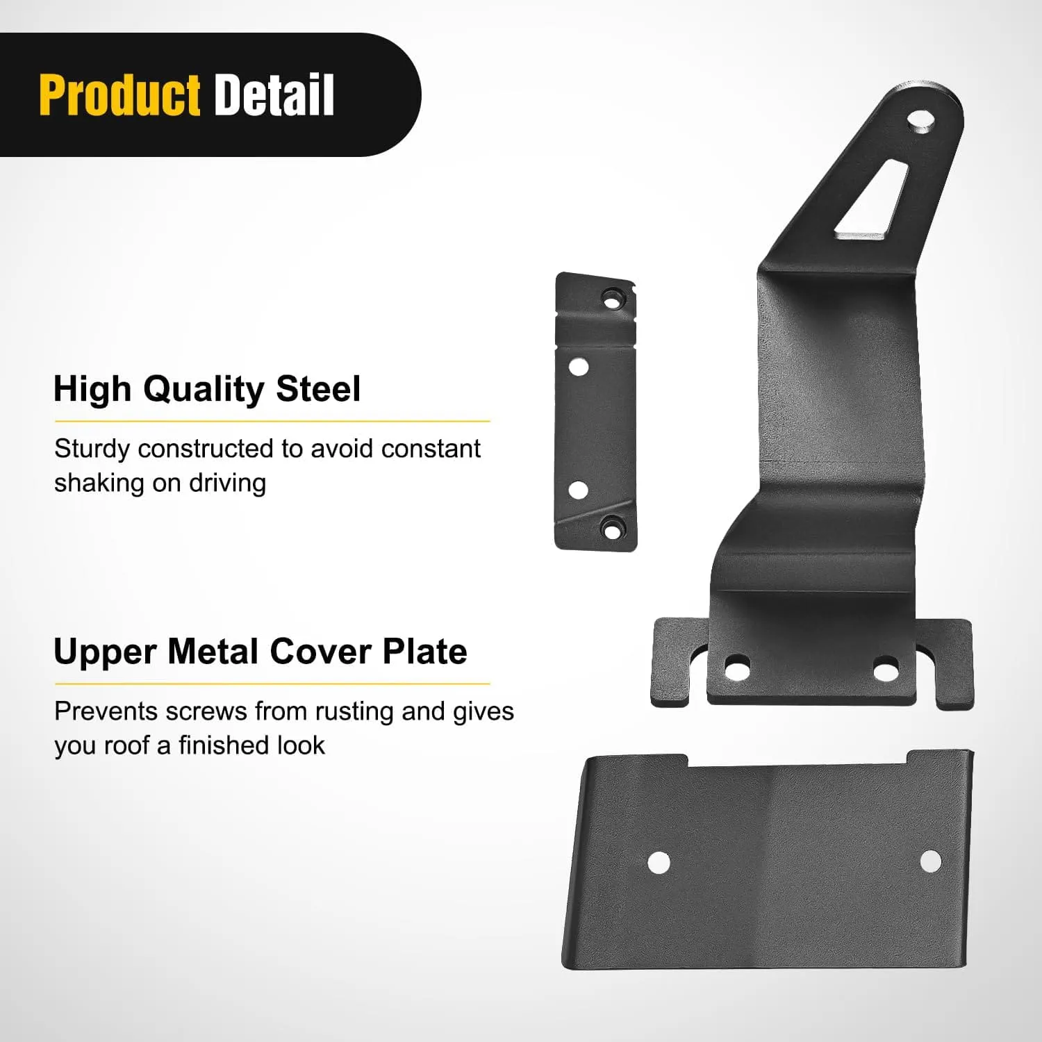 50 Inch Straight LightBar Over-Windshield Mounts For 2021-2023 Ford Bronco 2/4 Door