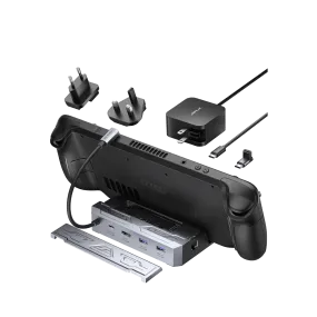 6-in-1 Docking Station with M.2 SSD Enclosure