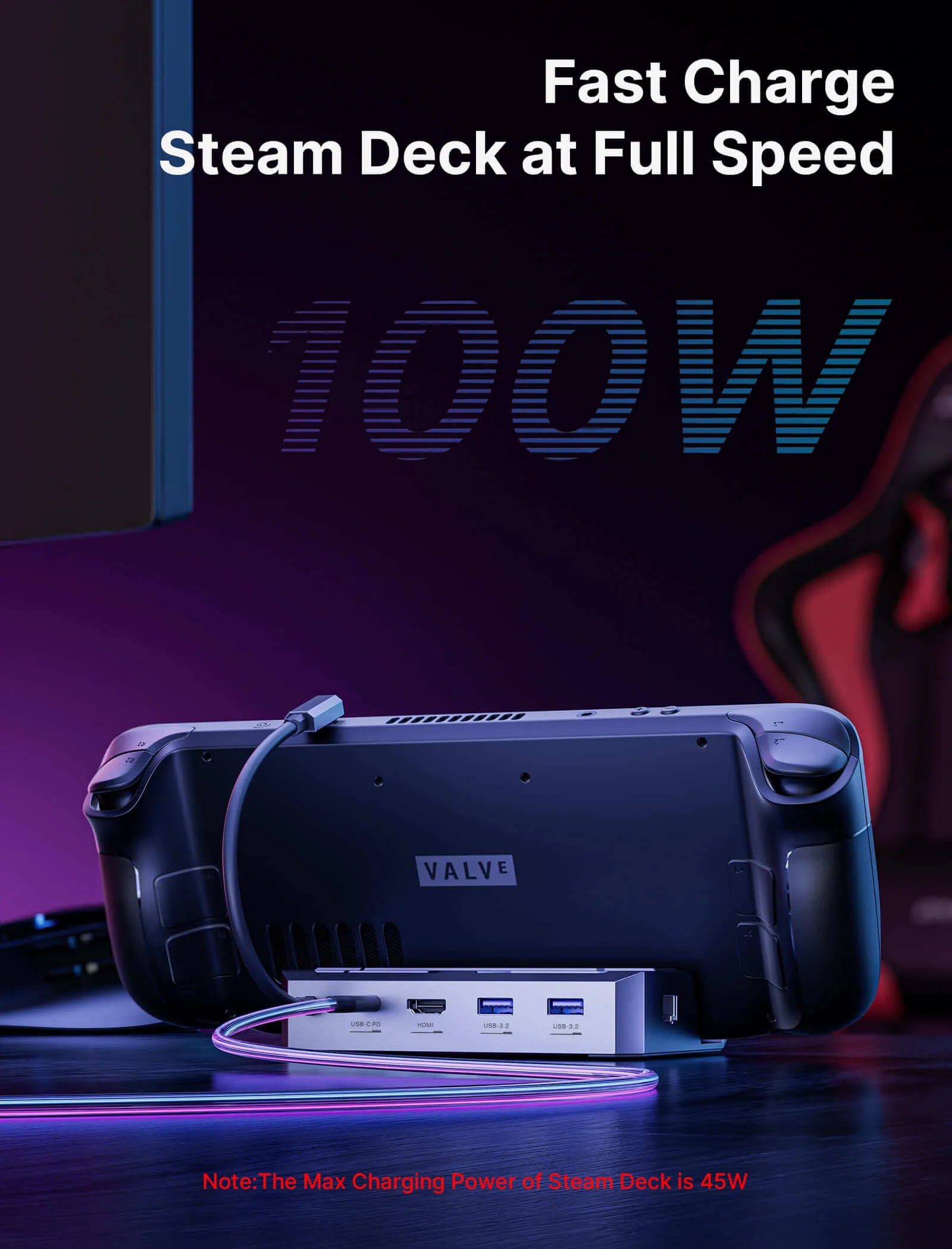 6-in-1 Docking Station with M.2 SSD Enclosure