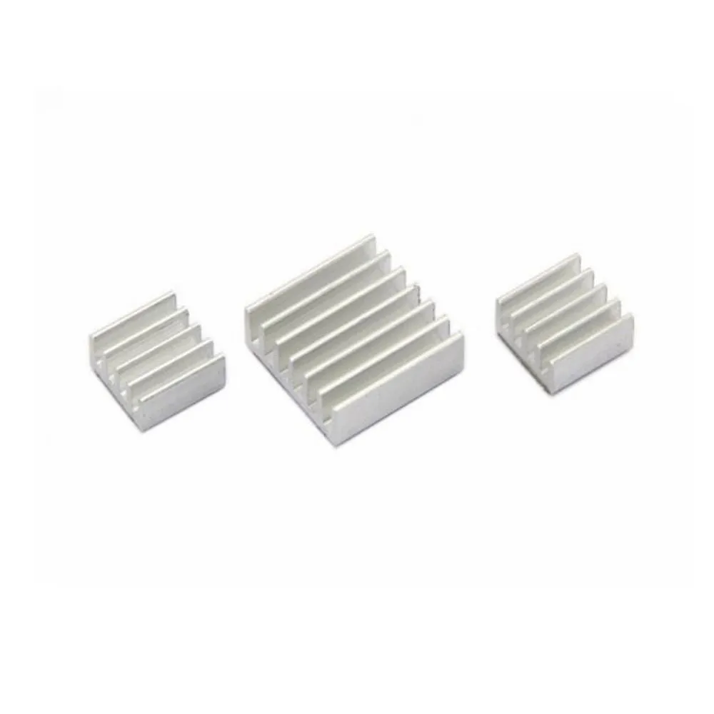 ABS Case Shell Enclosure BLACK   HEATSINK SET for Raspberry Pi 3 B / 2 B / B 
