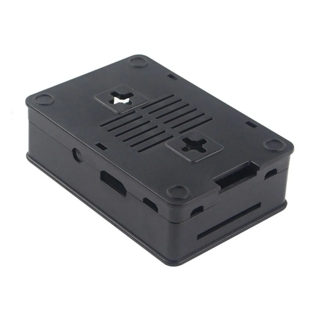 ABS Case Shell Enclosure BLACK   HEATSINK SET for Raspberry Pi 3 B / 2 B / B 