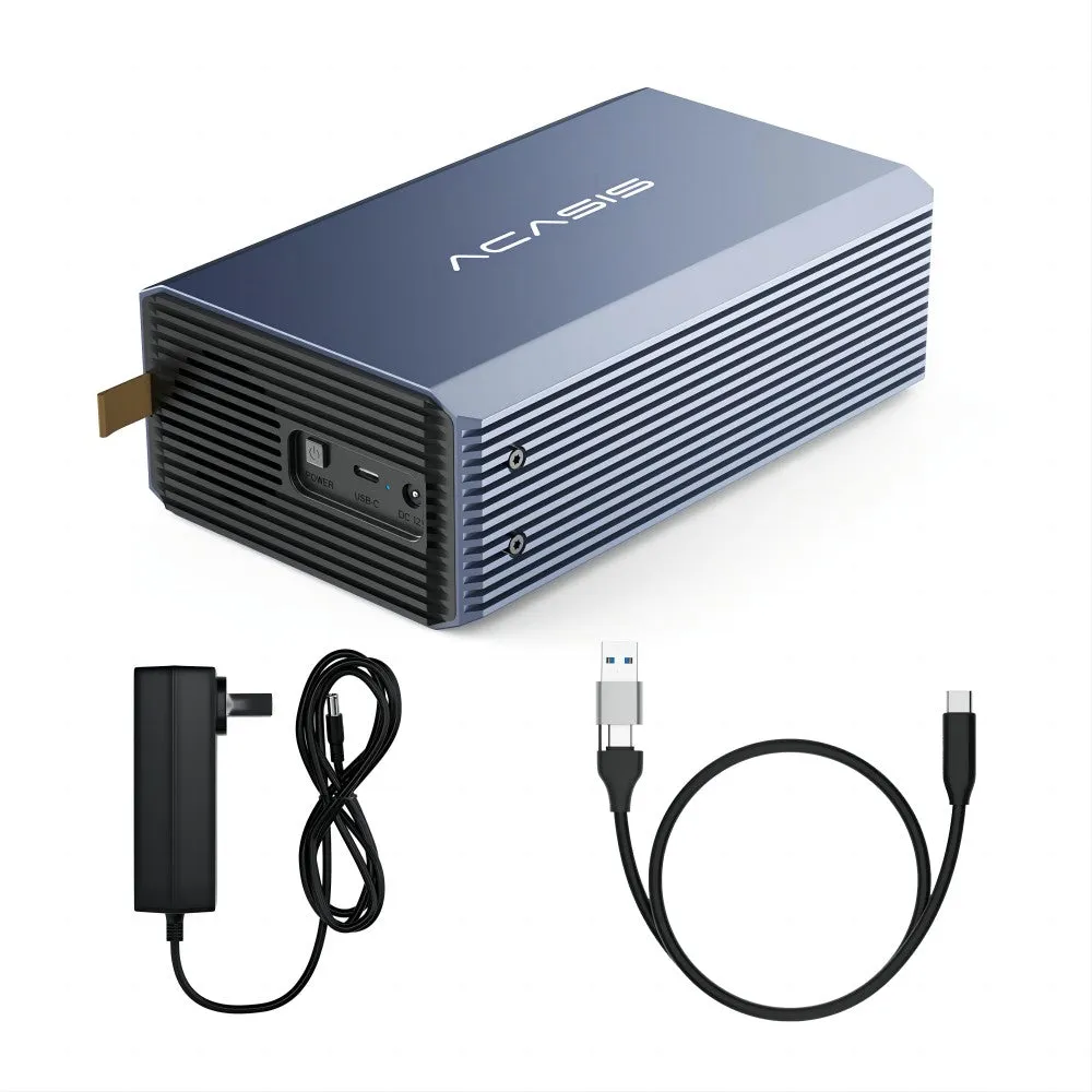 Acasis 2 Bay External Array 2.5/3.5 Inch USB to SATA HDD RAID Case