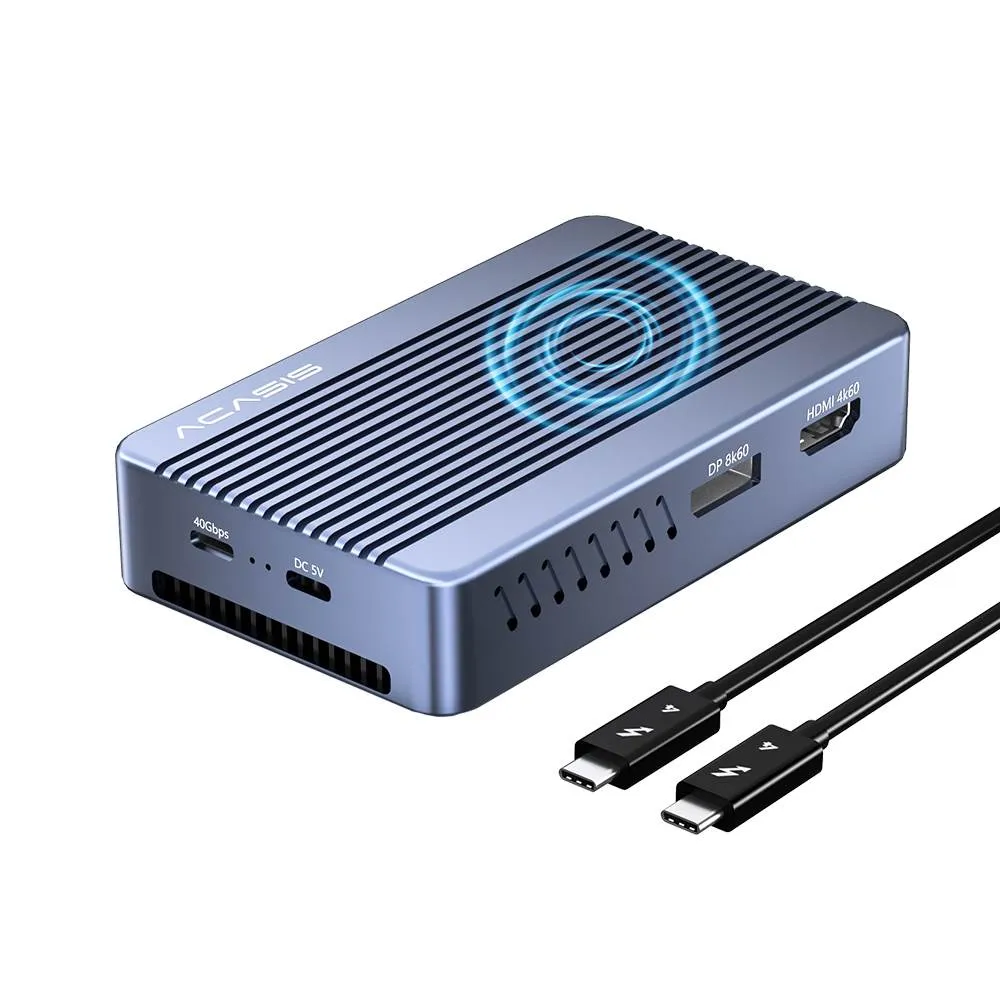 Acasis 6-in-1 40Gbps M.2 NVMe Thunderbolt 3/4 USB 4 SSD Case & Dock
