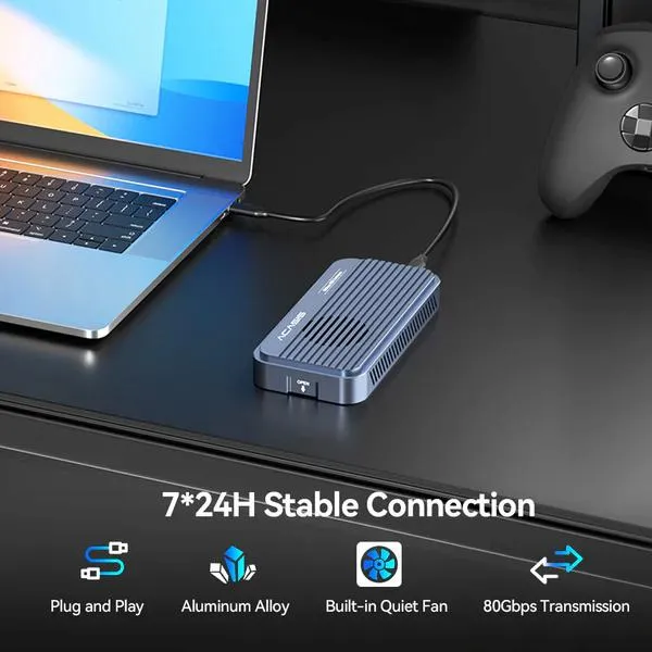 Acasis TB501Pro 80Gbps SSD Enclosure – Thunderbolt™ 5 Compatible, Intel JHL9480 Chip