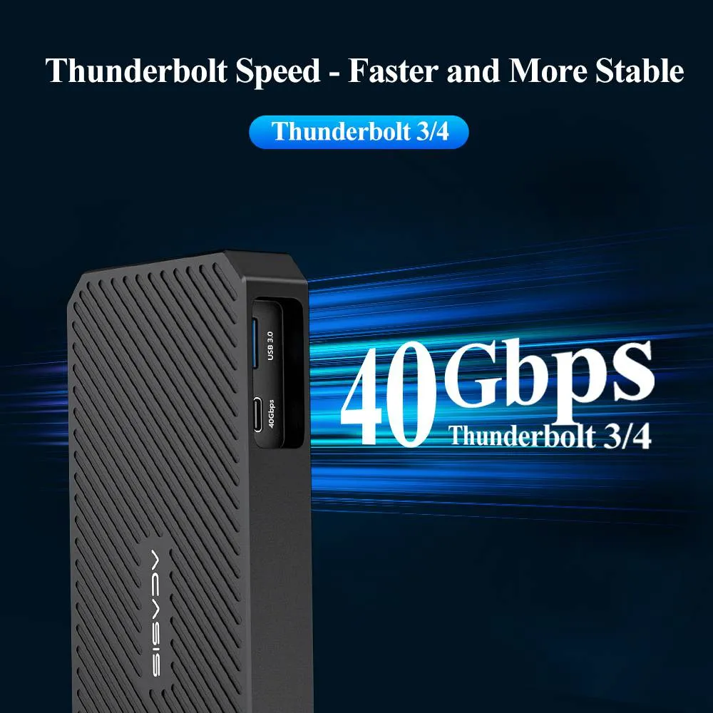 Acasis Thunderbolt 3 4 HDMI Video Capture Card for Mac/Windows