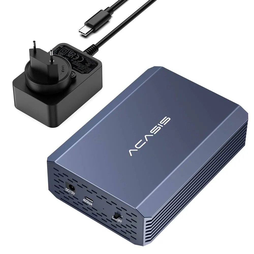 Acasis USB4 40Gbps Type-C to 2.5 Inch U.2(SFF-8639) NVMe SSD Enclosure