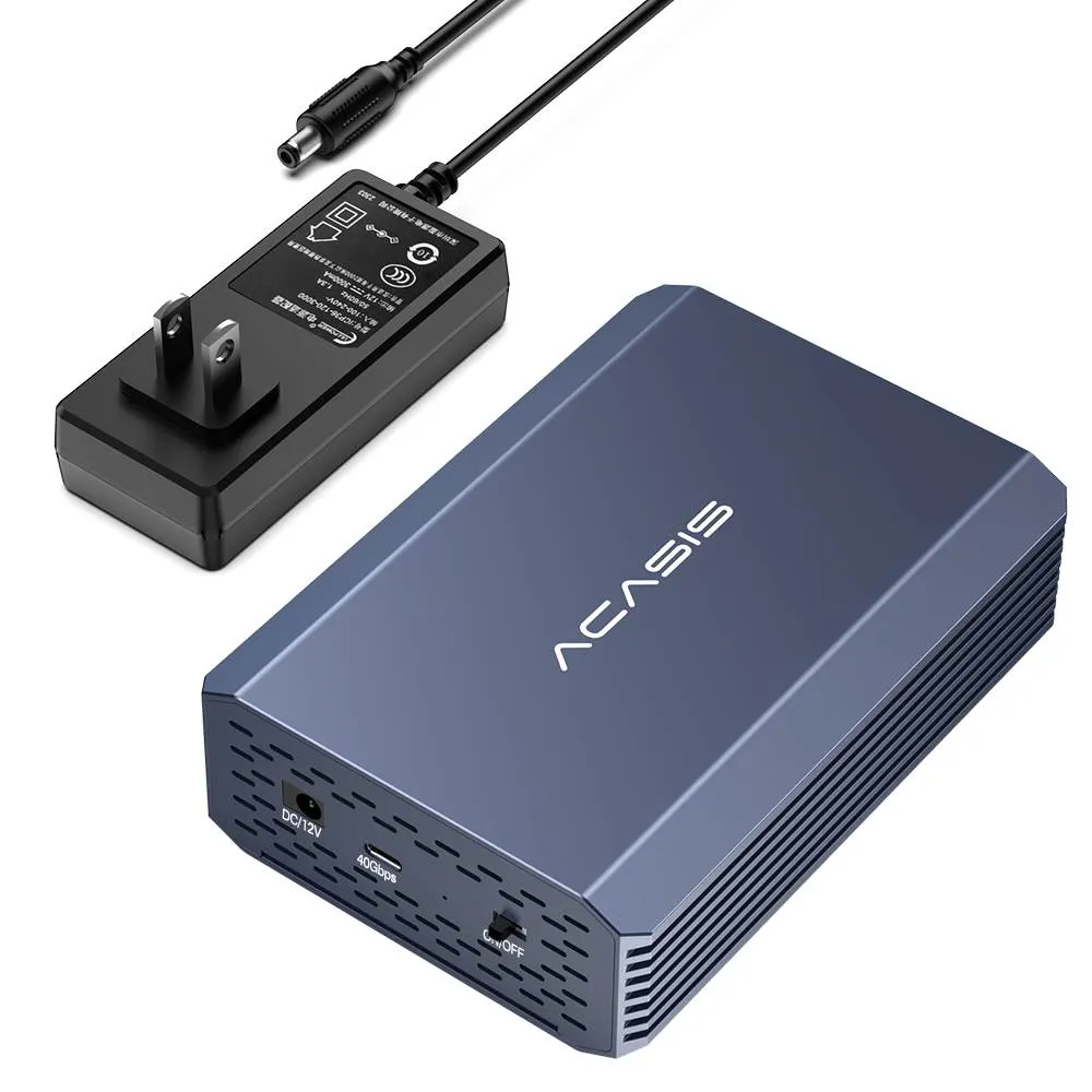 Acasis USB4 40Gbps Type-C to 2.5 Inch U.2(SFF-8639) NVMe SSD Enclosure