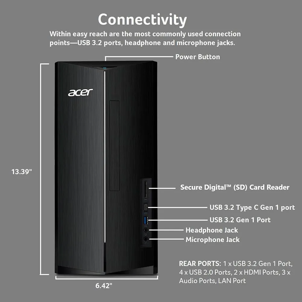 Acer Acer Aspire TC 1780 UR12 Dsktp