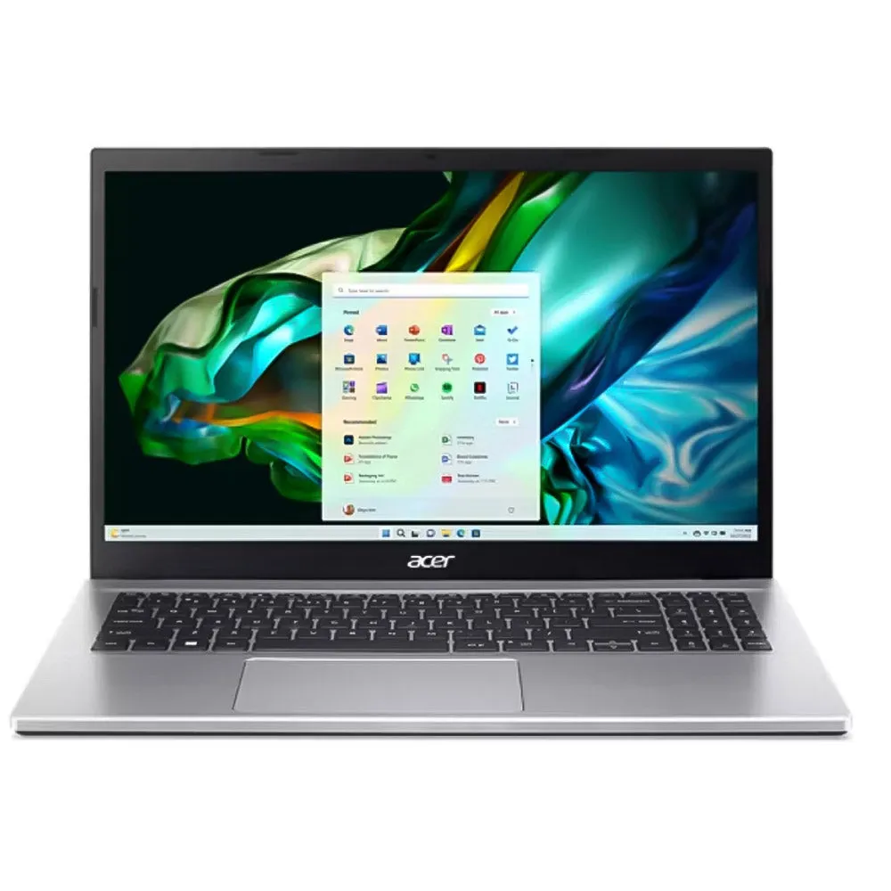 Acer Aspire 3 15 A315-44P-R4GH Laptop (AMD Ryzen 7-5700U - 8GB Ram - M.2 NVMe 512GB - AMD Radeon Graphics - 15.6 Inch FHD) - Pure Silver