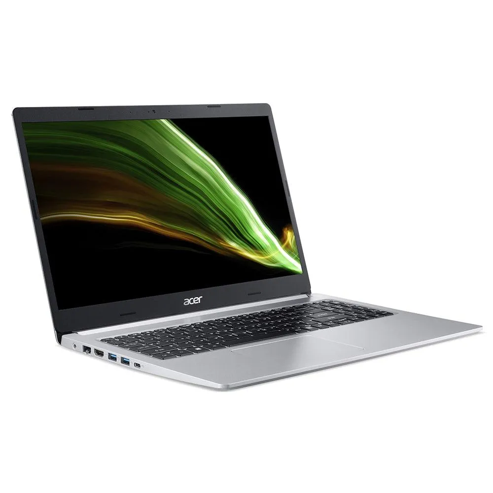 Acer Aspire 5 A515-45G-R1KS Laptop (AMD Ryzen 7-5700U - 8GB Ram - M.2 NVMe 512GB - AMD Radeon RX640 2GB - 15.6 Inch FHD) - Pure Silver