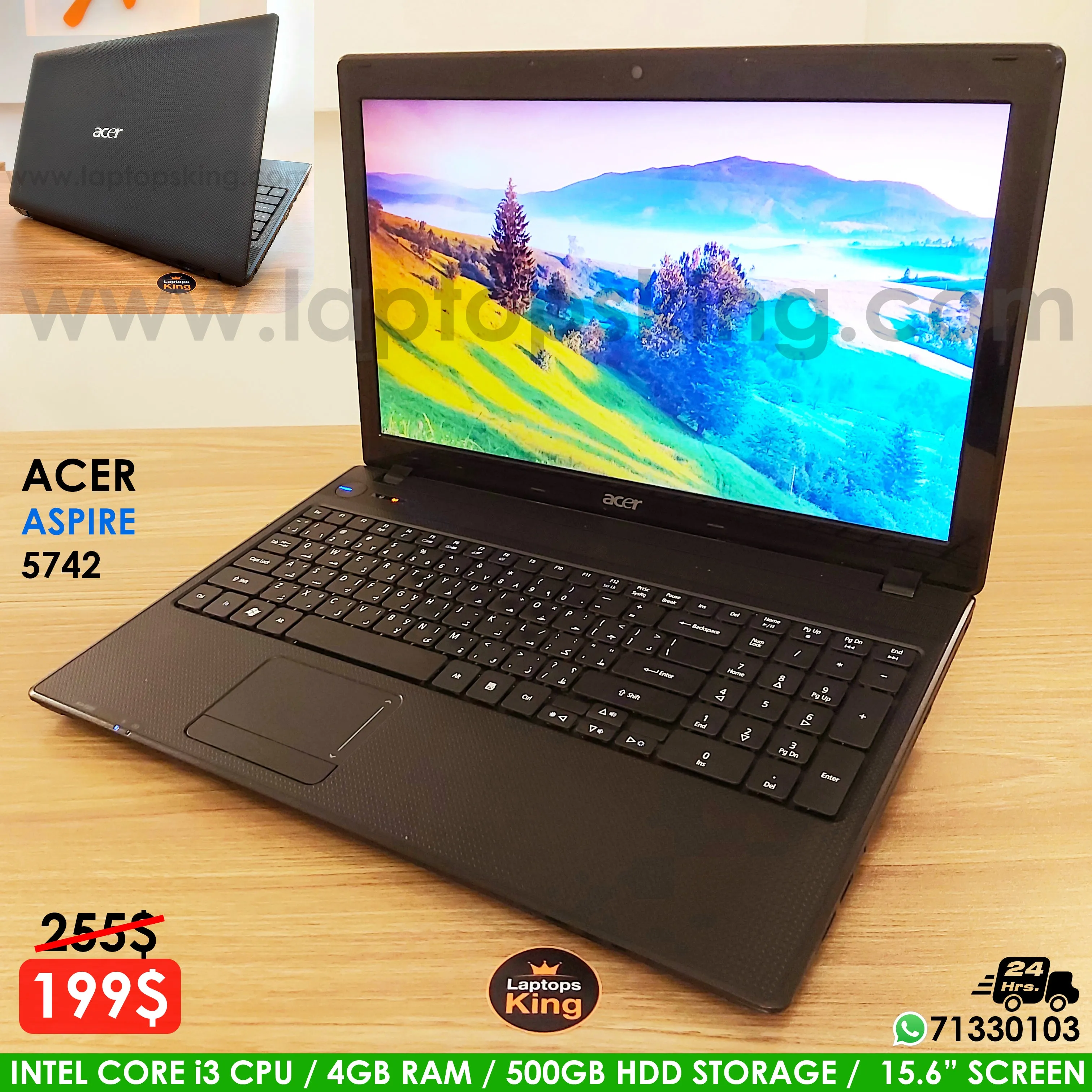 Acer Aspire 5742 Core i3 Laptop (Used Very Clean)