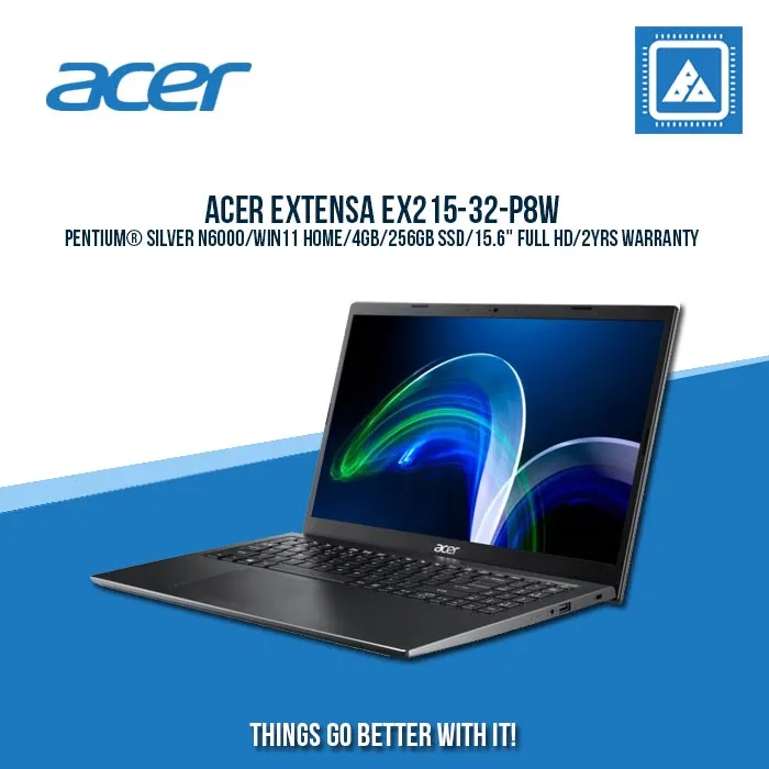 ACER Extensa EX215-32-P8W Pentium® Silver N6000 | Best for Students Laptop