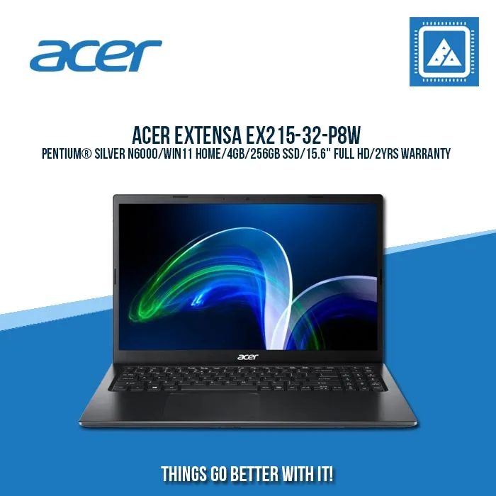 ACER Extensa EX215-32-P8W Pentium® Silver N6000 | Best for Students Laptop