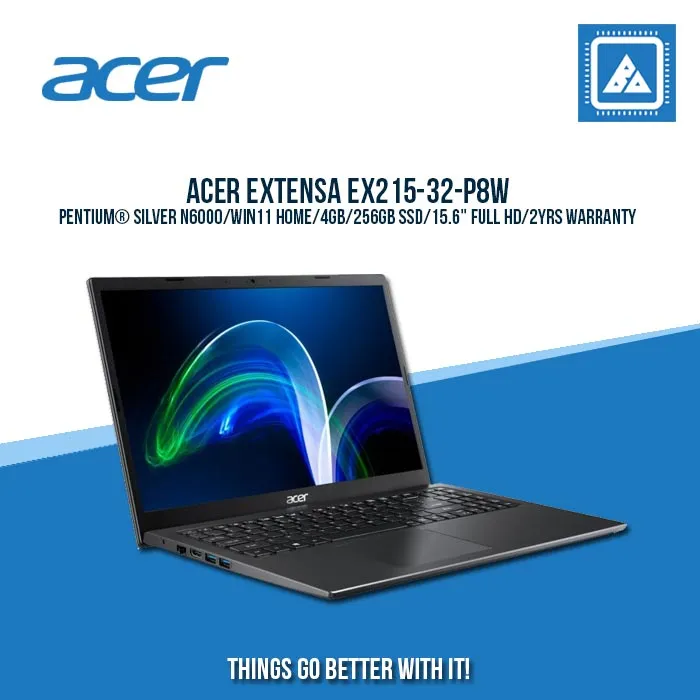 ACER Extensa EX215-32-P8W Pentium® Silver N6000 | Best for Students Laptop