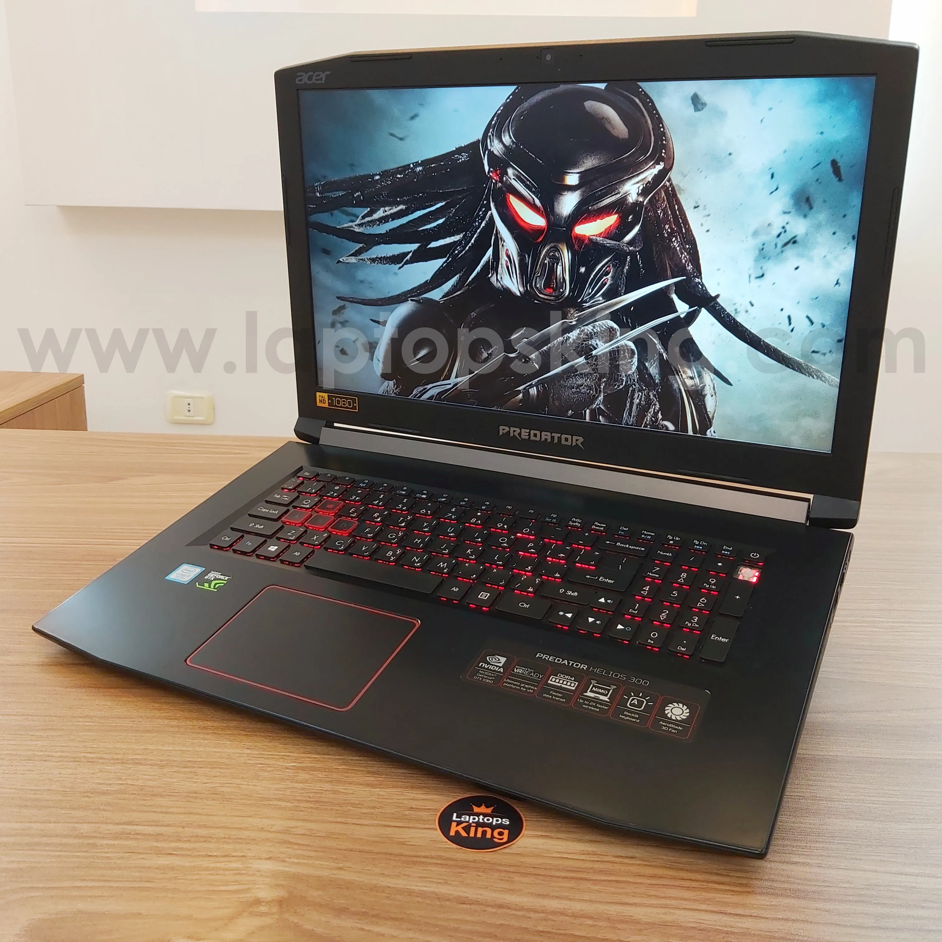 Acer Predator Helios 300 PH317-51 i7-7700HQ Gtx 1060 17.3" Gaming Laptop (Used Very Clean)