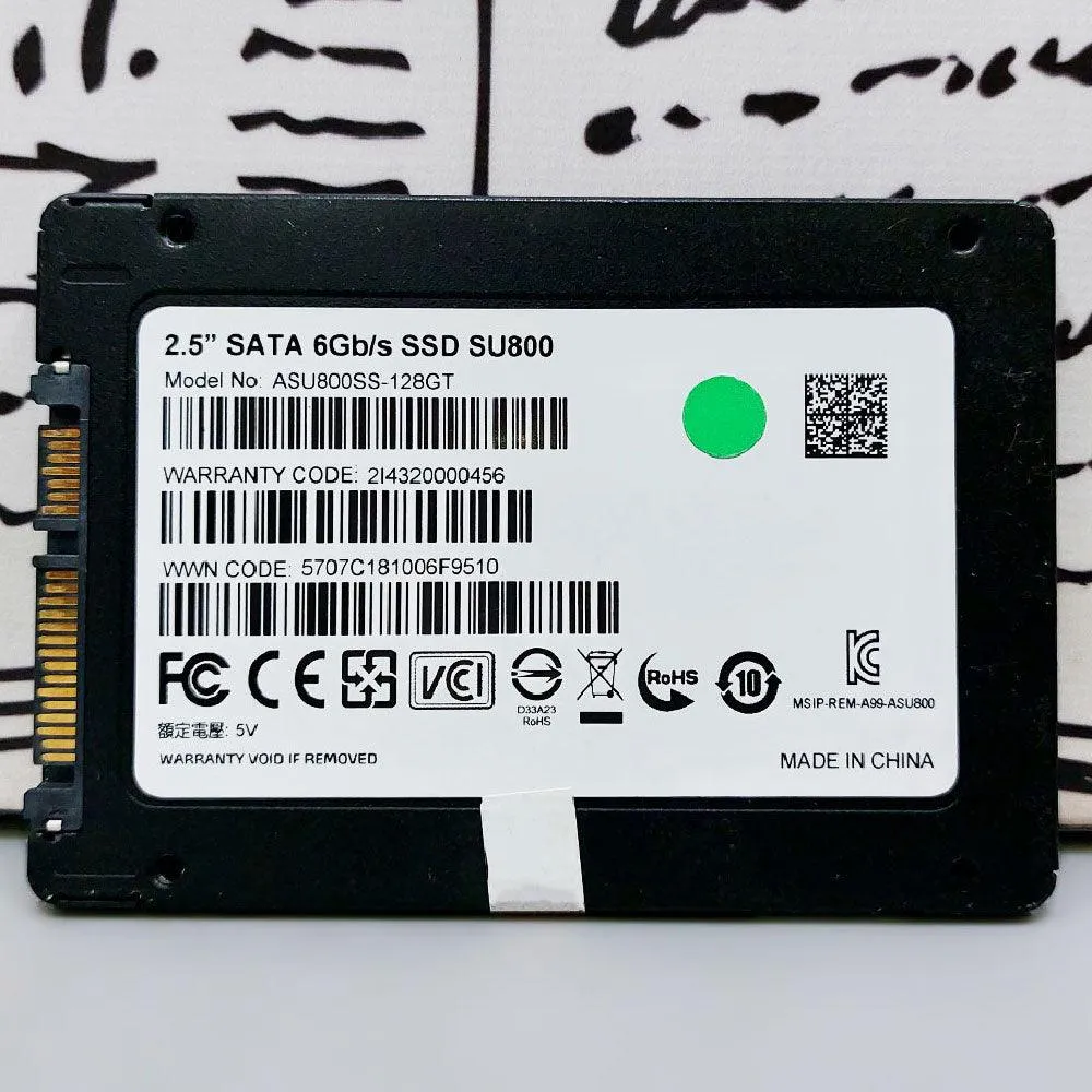 ADATA 128GB SATA 2.5 Inch Internal SSD (Original Used)