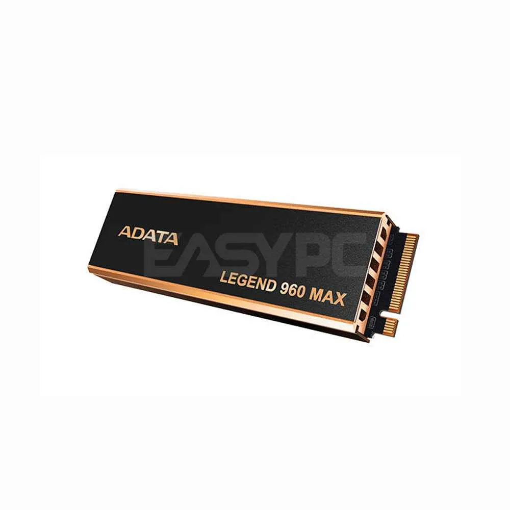 Adata Legend 960Max Solid State Drive 2TB PCIe GENT4 x4 NVMe 1.4 M.2 Internal Gaming