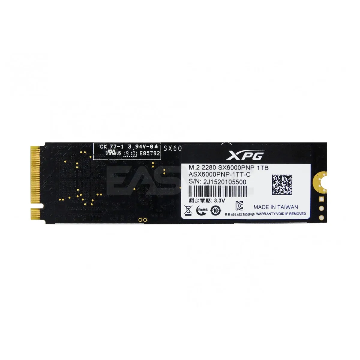Adata SX 6000 Pro M.2 NVME Solid State Drive 1Tb