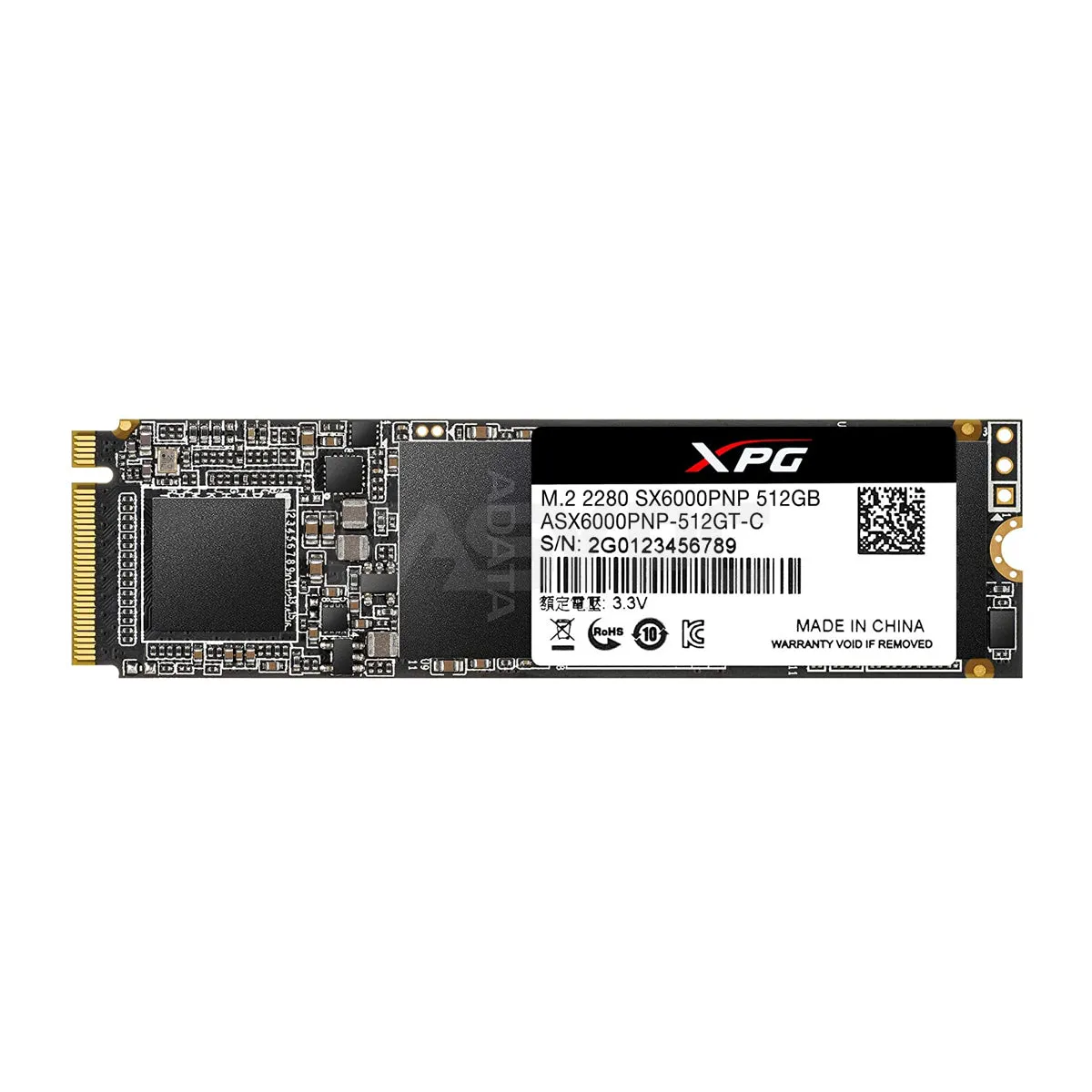 Adata SX 6000 Pro M.2 NVME Solid State Drive 512Gb