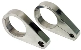 ALUMINUM MIRROR MOUNT,1 1-2"RADIUS,PR CLAMP ON.    	16-8586-0