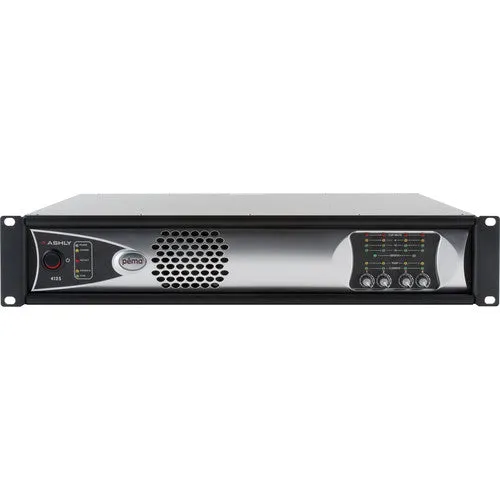 Ashly PEMA 4125.70D 4-Channel 500W Pema Network Power Amplifier with OPDante Card & Protea DSP Software Suite (70V)