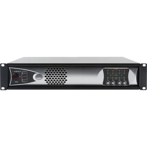 Ashly PEMA 4125D 4-Channel 500W Pema Network Power Amplifier with OPDante Card & Protea DSP Software Suite (Low-Z)