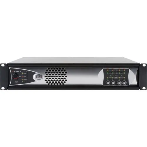 Ashly PEMA 4250.70D 4-Channel 1000W Pema Network Power Amplifier With Opdante Card Amp Protea Dsp Software Suite 70V