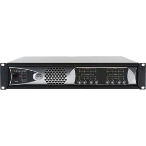 Ashly PEMA 8125D 8-Channel 1000W Pema Network Power Amplifier With Opdante Card Amp Protea Dsp Software Suite Low-Z