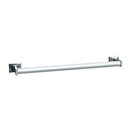 ASI 0755-Z18 Towel Bar 18"Length, Surface-Mounted, Round, Chrome Plated Zamak