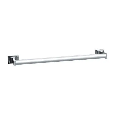 ASI 0755-Z18 Towel Bar 30"Length, Surface-Mounted, Round, Chrome Plated Zamak