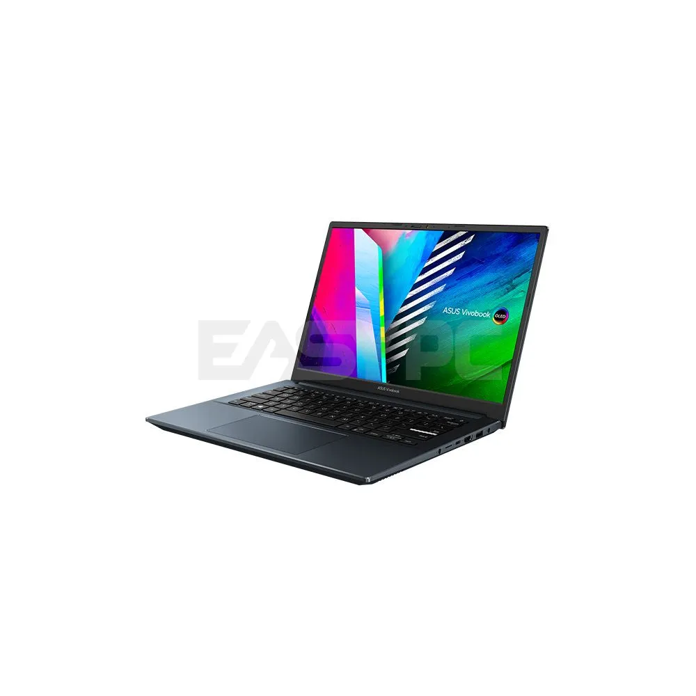 ASUS VIVOBOOK PRO 14 OLED M3401QA-KM048W AMD R5-5600H 8GB 14" 2.8K OLED 512 SSD AMD Radeon Win11 Laptop Blue 1ION