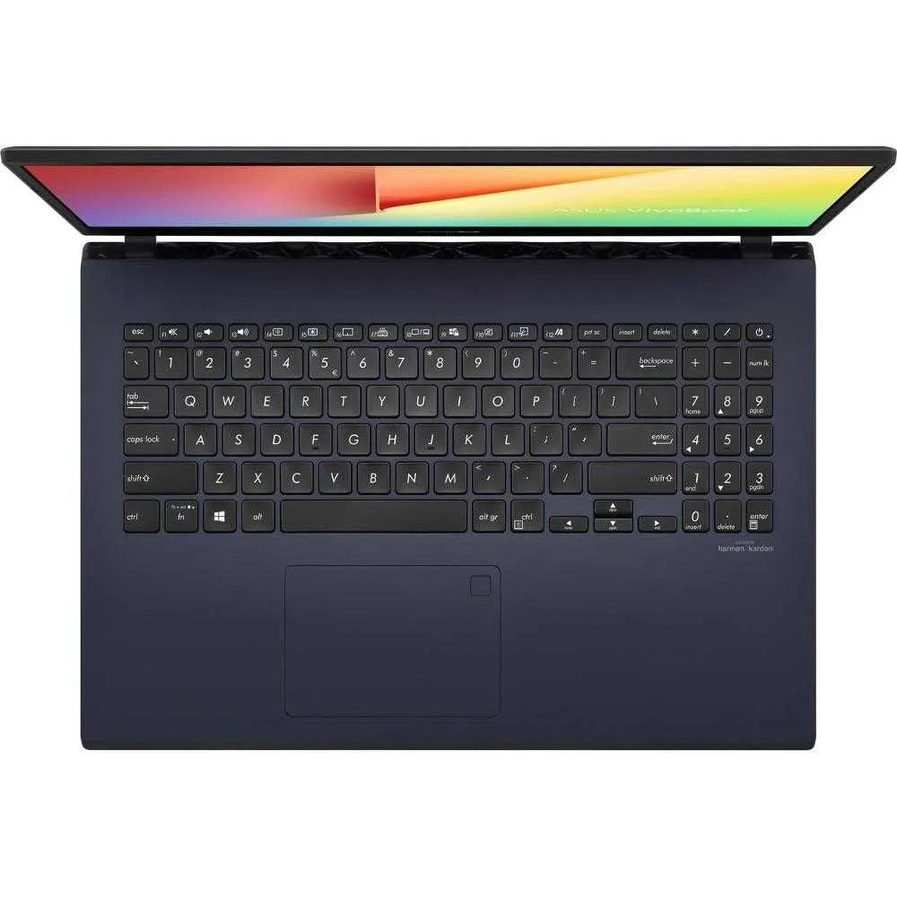 Asus VivoBook X571LI-BQ336 Laptop - 15'6 FHD | Intel®Core i7-10870H | 16GB RAM | 512GB SSD   1TB HDD | NVidia GeForce GTX 1650Ti 4GB | FP Reader | Free DOS (NO WINDOWS)- Black. ENG KB