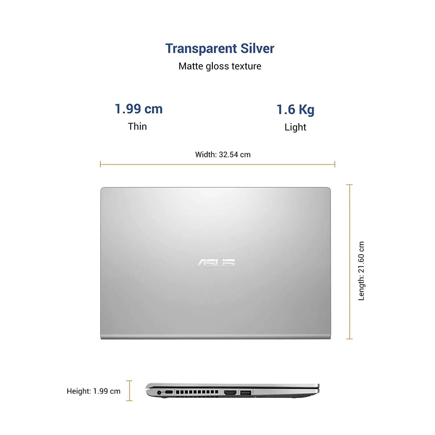 ASUS X415EA-EB572WS [CI5-1135G7 11TH GEN/8GB DDR4/1TB HDD   256GB SSD/NO DVD/WIN11 HOME MSO/14.0 INCH/INTEGRATED GRAPHICS/1 YEAR/SILVER]