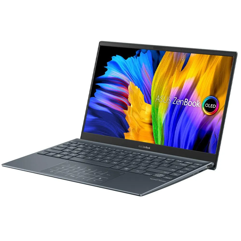 ASUS Zenbook 13 OLED UX325EA-OLED007W Laptop (Intel Core i7-1165G7 - 16GB Ram - M.2 NVMe 1TB - Intel Iris Xe Graphics - 13.3 Inch FHD OLED - Win11) - Pine Gray
