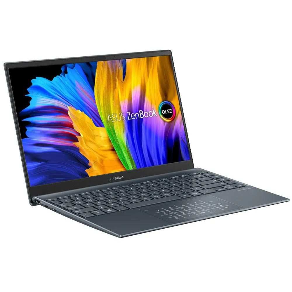 ASUS Zenbook 13 OLED UX325EA-OLED007W Laptop (Intel Core i7-1165G7 - 16GB Ram - M.2 NVMe 1TB - Intel Iris Xe Graphics - 13.3 Inch FHD OLED - Win11) - Pine Gray
