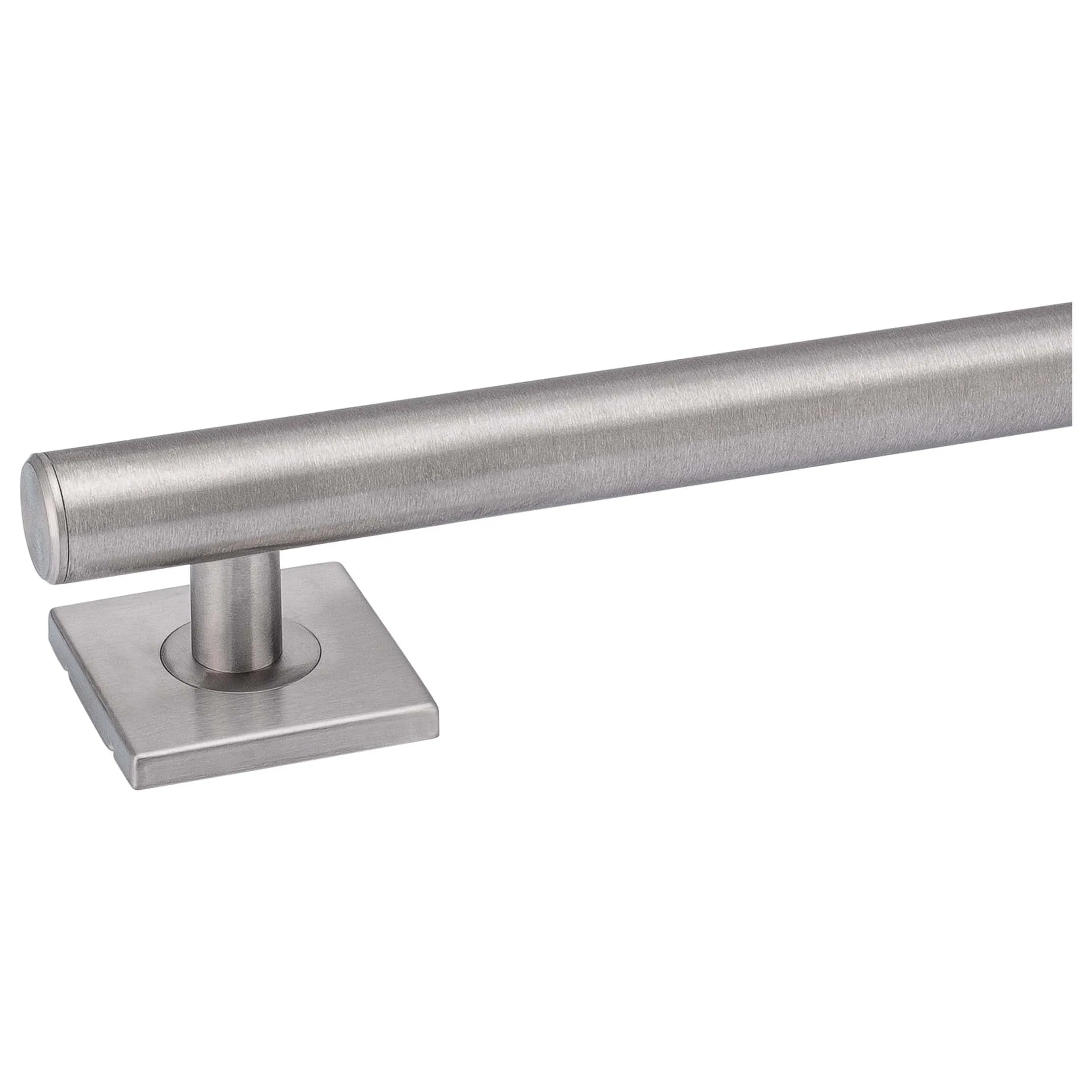 Bathroom Grab Bar, Contemporary, Square Escutcheon, 36 In. X 1 1/4 In.
