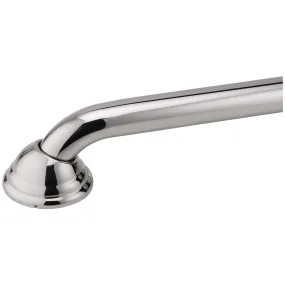 Bathroom Grab Bar, Decorative, Dome Escutcheon, 12 In. X 1 1/4 In.