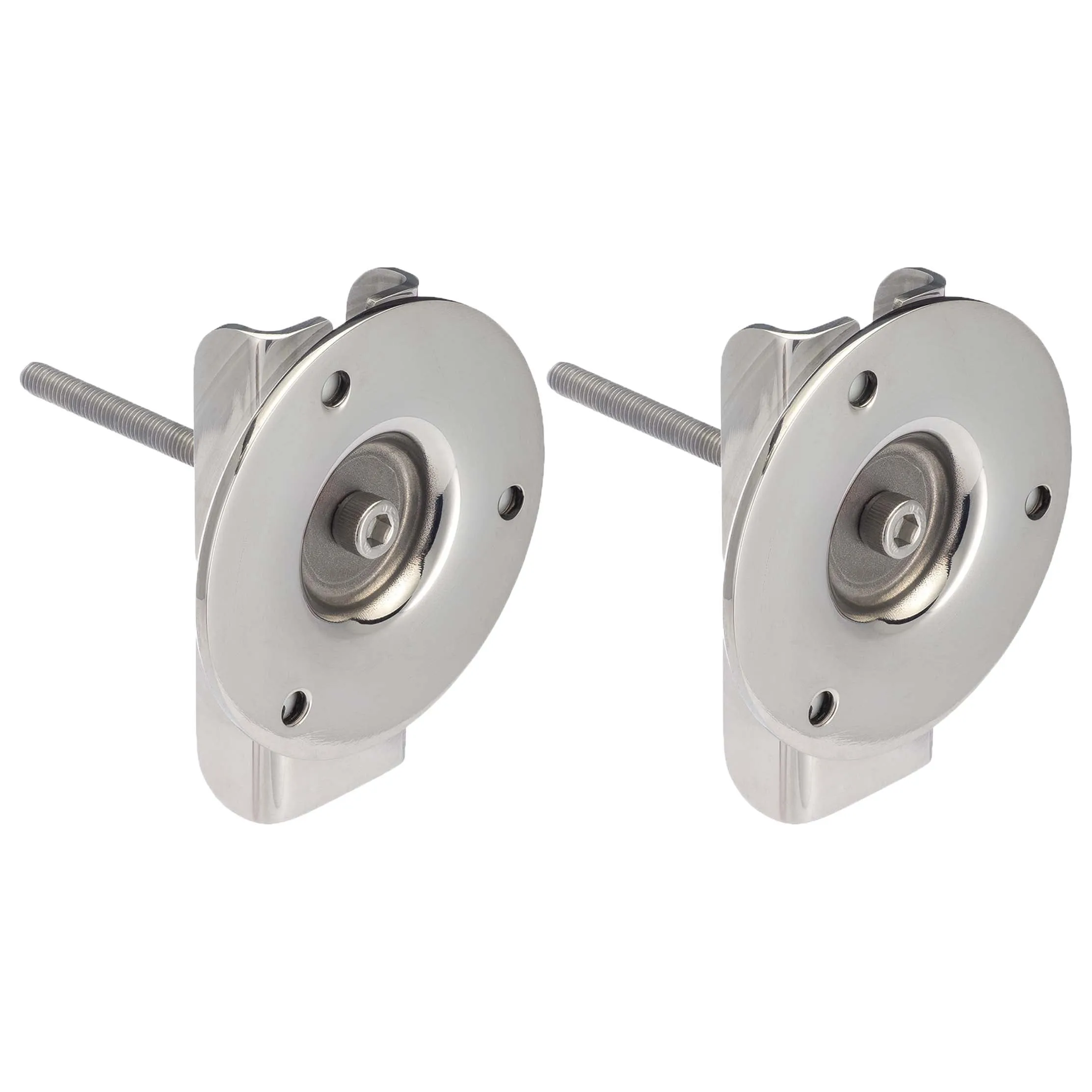 Bathroom Grab Bar Mounting Brackets, Pair Packed