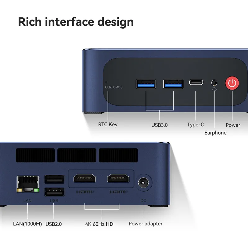 Beelink SEi12 Intel Core i5-12450H Desktop Mini PC