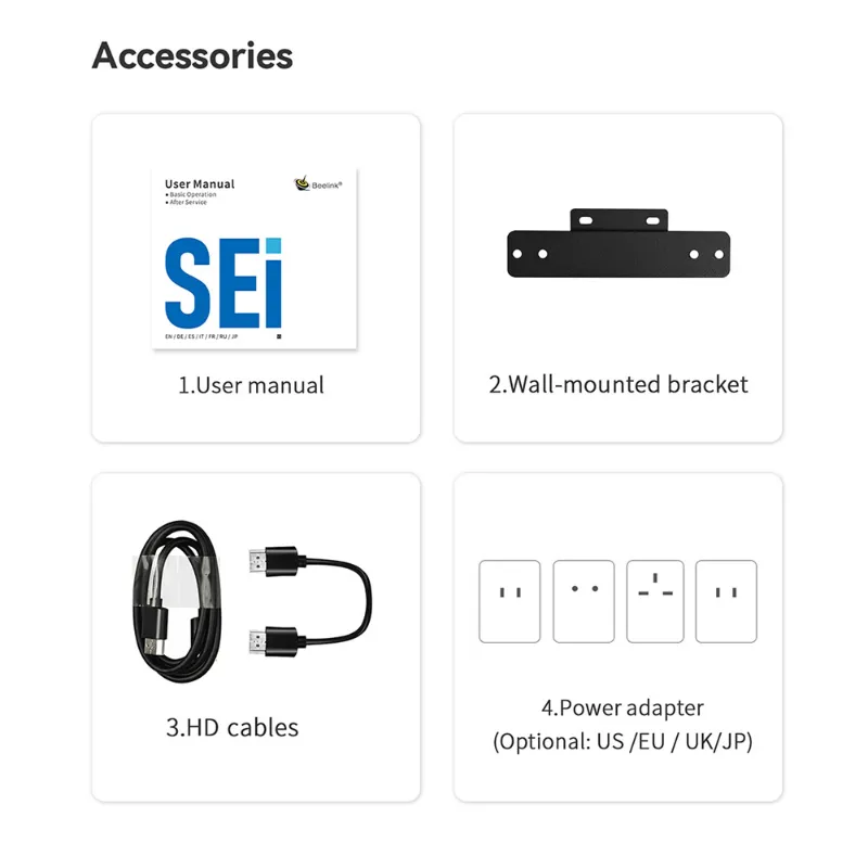Beelink SEi12 Intel Core i5-12450H Desktop Mini PC