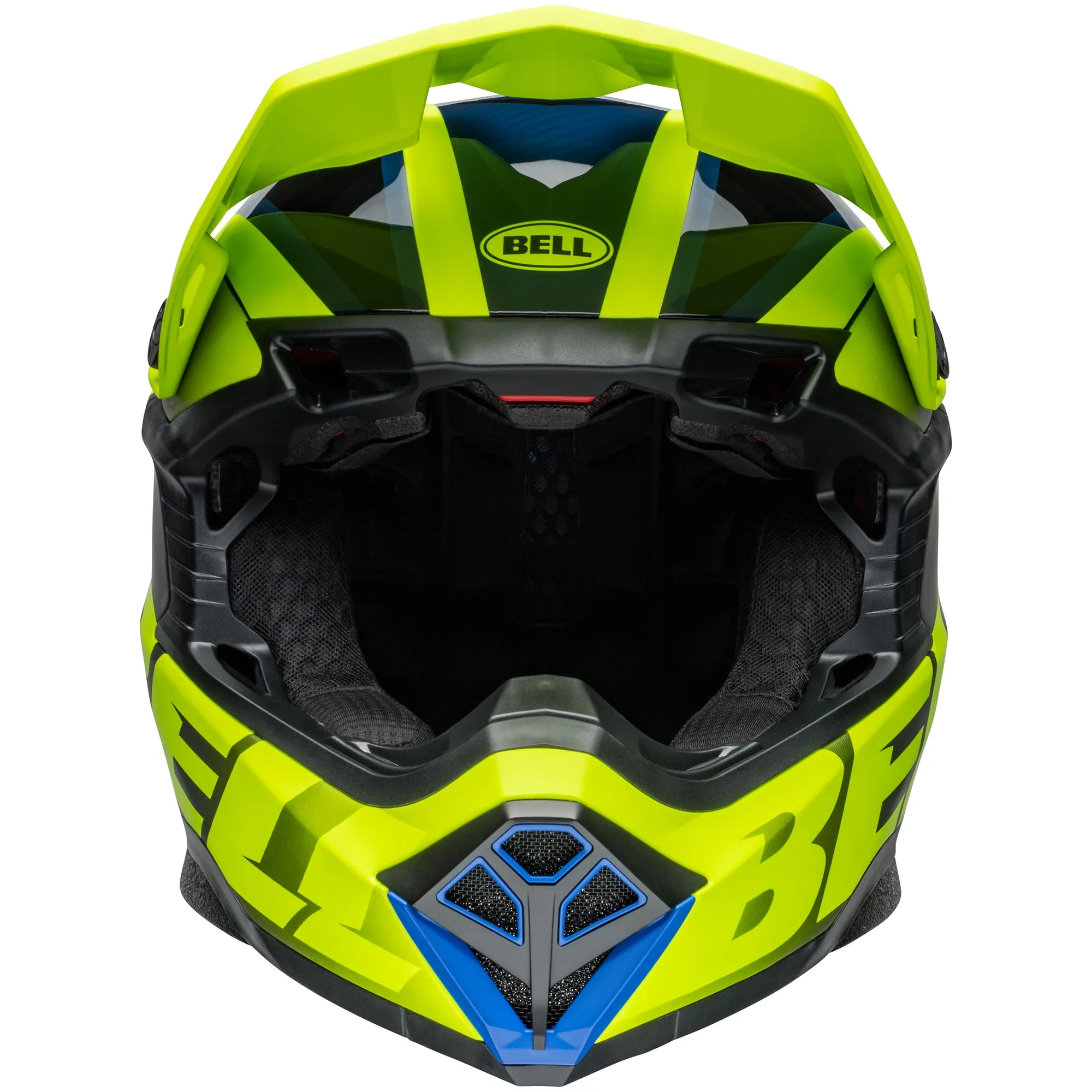 Bell Moto-10 Spherical MIPS Motocross Helmet Sliced Retina Blue
